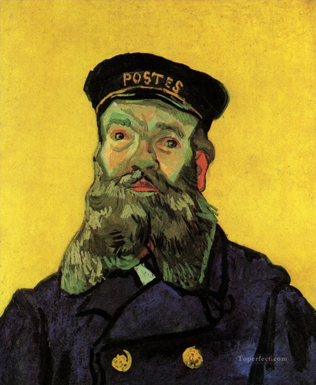 Portrait of the Postman Joseph Roulin 3 Vincent van Gogh Oil Paintings